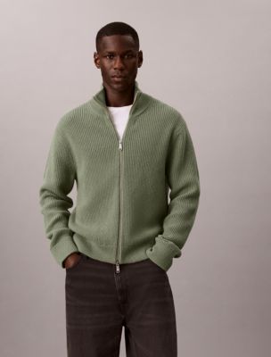 Мужские свитеры Calvin Klein Cotton Wool Full Zip Sweater — фото 2