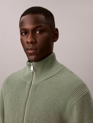 Мужские свитеры Calvin Klein Cotton Wool Full Zip Sweater — фото 3