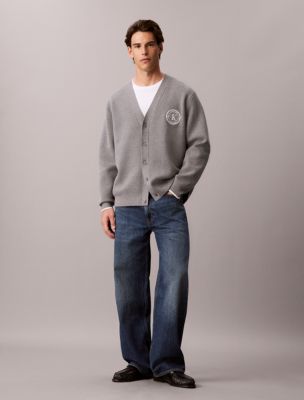 Мужские кардиганы Calvin Klein Varsity Logo Cardigan Sweater — фото 5