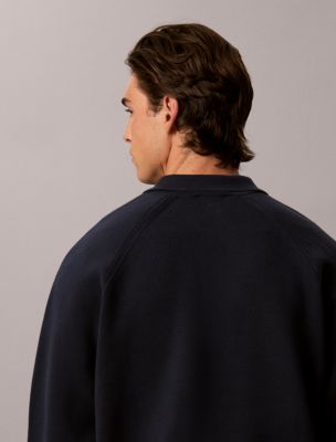 Мужские свитеры Calvin Klein Varsity Logo Polo Sweater — фото 6