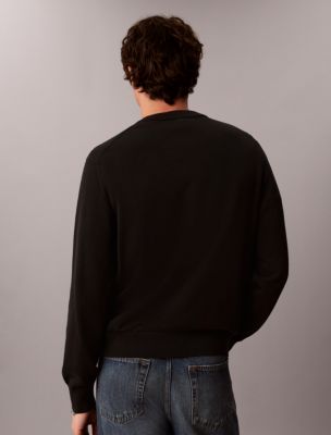 Мужские свитеры Calvin Klein Cotton Monologo Graphic Relaxed Sweater — фото 4