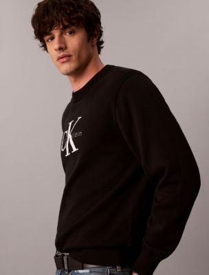 Мужские свитеры Calvin Klein Cotton Monologo Graphic Relaxed Sweater — фото 5