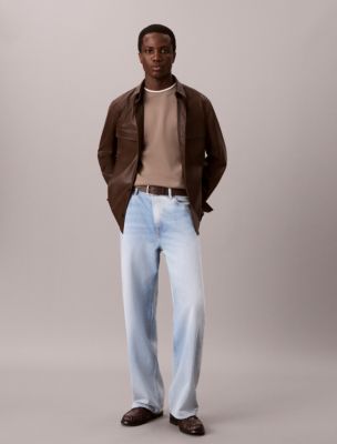 Smooth Cotton Tipped Crewneck Sweater - thumbnail 4