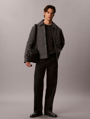 Smooth Cotton Tipped Crewneck Sweater - thumbnail 4