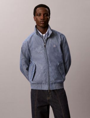 Lightweight Chambray Raglan Jacket, Blue Nights