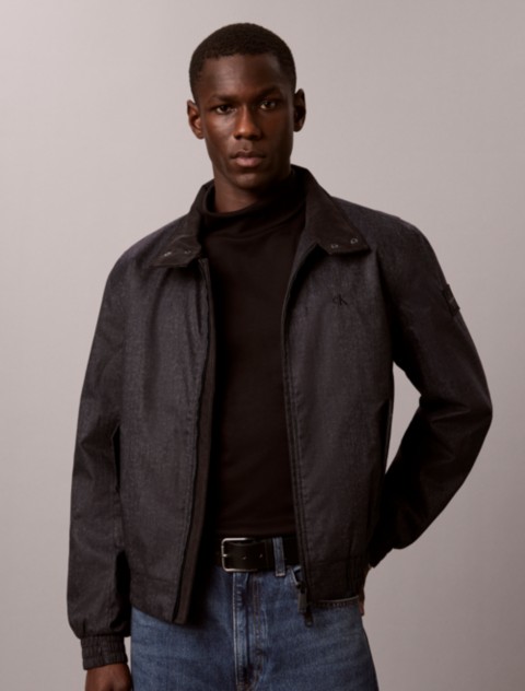 Мужские куртки Calvin Klein Printed Denim Zip Jacket