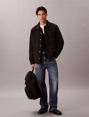 Мужские куртки Calvin Klein Padded Nylon Shirt Jacket — фото 4