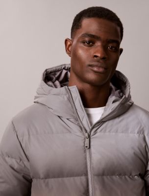 Мужская куртка Calvin Klein Reflective Ombre Down Puffer, цвет: Серебряный — фото 3