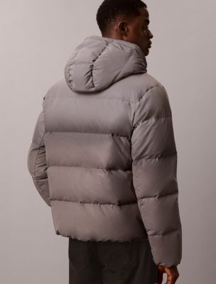 Мужская куртка Calvin Klein Reflective Ombre Down Puffer, цвет: Серебряный — фото 4