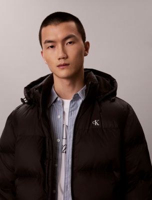 Мужская куртка Calvin Klein Heavyweight Down Short Puffer, цвет: Чёрный — фото 2