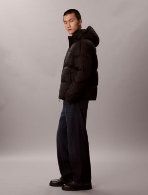 Мужская куртка Calvin Klein Heavyweight Down Short Puffer, цвет: Чёрный — фото 4