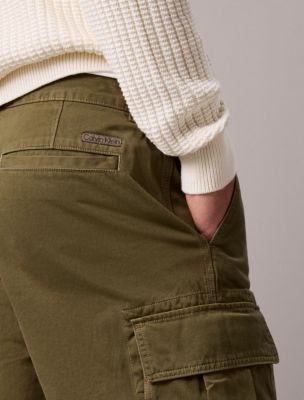 Мужские брюки Calvin Klein Baggy Utility Cotton Twill Cargo Pants — фото 3