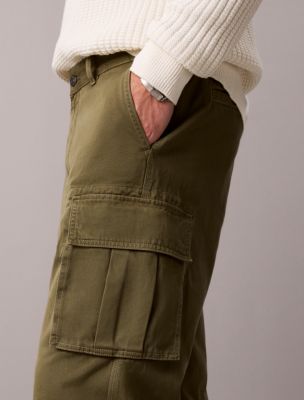 Мужские брюки Calvin Klein Baggy Utility Cotton Twill Cargo Pants — фото 5