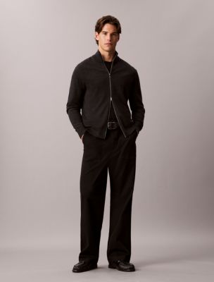 Baggy Utility Chinos, Black