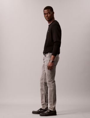 Мужские джинсы Calvin Klein Slim Tapered, цвет: Basalt — фото 3