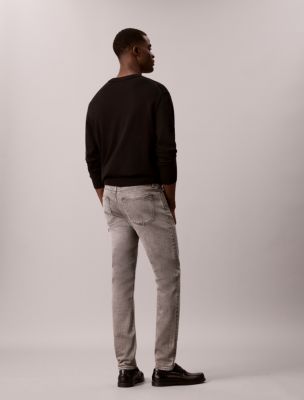 Мужские джинсы Calvin Klein Slim Tapered, цвет: Basalt — фото 5