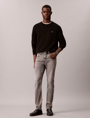Slim Tapered Jeans, Basalt