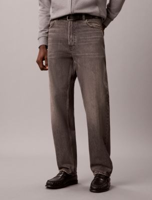 Мужские джинсы Calvin Klein 90s Tapered, цвет: Пыльный серый — фото 3