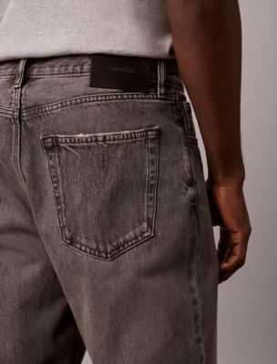 Мужские джинсы Calvin Klein 90s Tapered, цвет: Пыльный серый — фото 6