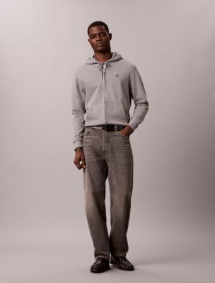Slim Straight Jeans, Dust Crow Grey