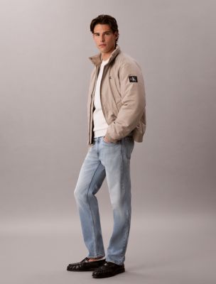 Мужские джинсы Calvin Klein Standard Straight, цвет: Выбеленный — фото 4