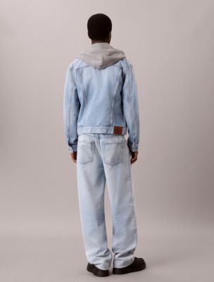 Мужские джинсы Calvin Klein Baggy, цвет: Выбеленный — фото 6