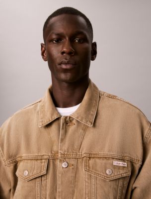 90s Denim Trucker Jacket, Tigers Eye Smoke
