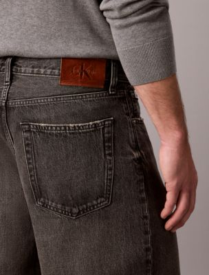 Мужские джинсы Calvin Klein Extreme Baggy, цвет: Угольный тёмно-зелёный — фото 5