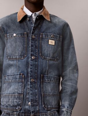 Мужские куртки Calvin Klein Denim Chore Coat — фото 4