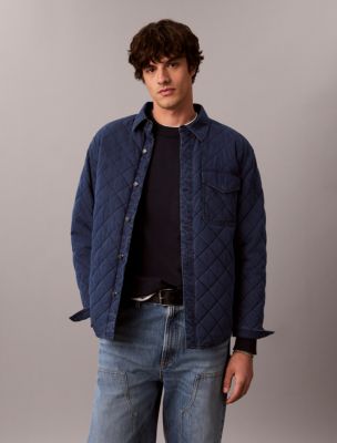 Мужские топы Calvin Klein Quilted Nylon Overshirt — фото 2