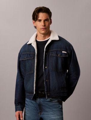90s Sherpa Trucker Jacket, Clayton Stone