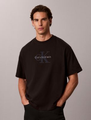 Мужские футболки Calvin Klein Relaxed Denim Monologo Tee — фото 2