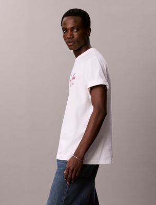 Мужские футболки Calvin Klein Script Logo Graphic Tee — фото 4