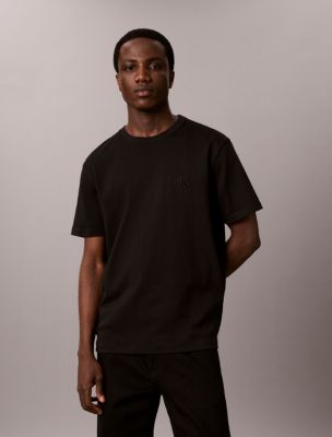 Varsity Logo Interlock Tee, Black