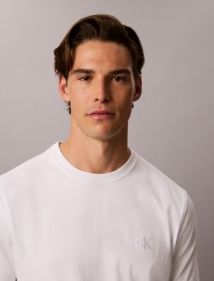 Varsity Logo Interlock Tee, Bright White