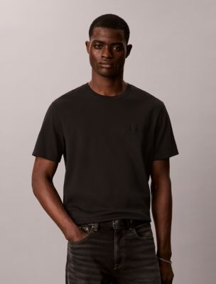Calvin Arch Interlock Tee, Black