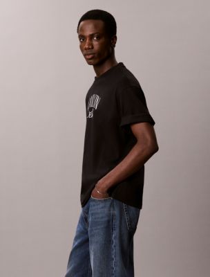 Мужские футболки Calvin Klein Relaxed Graphic Logo Tee — фото 4