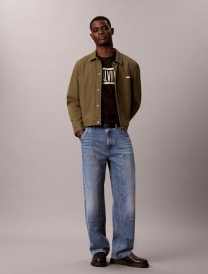 Мужская футболка Calvin Klein Relaxed Box Logo Graphic, цвет: Чёрный — фото 2