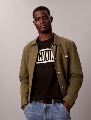 Мужская футболка Calvin Klein Relaxed Box Logo Graphic, цвет: Чёрный — фото 5