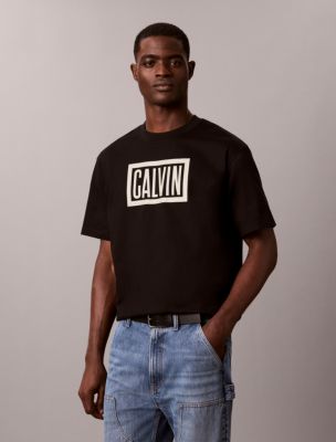 Relaxed Box Logo Graphic Tee, Black