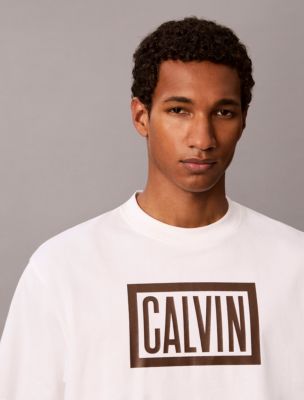 Relaxed Box Logo Graphic Tee, Bright White