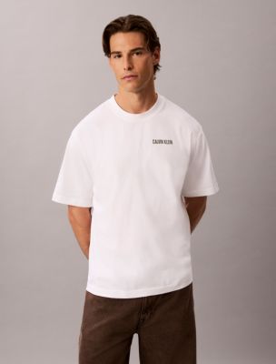 Calvins Or Nothing Graphic Relaxed T-Shirt, Bright White