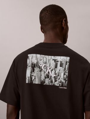 Мужские футболки Calvin Klein Relaxed Block Script Logo Tee — фото 2