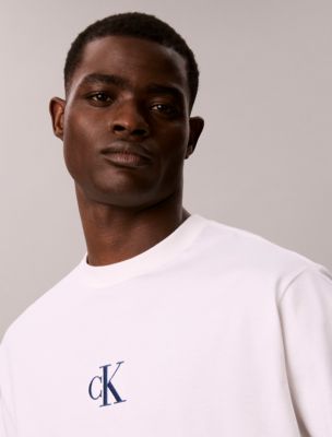 Мужские футболки Calvin Klein Monogram Logo Overlay Tee — фото 4