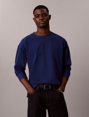 Oversized Monologo Tee, Estate Blue
