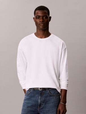 Oversized Monologo Tee, Bright White