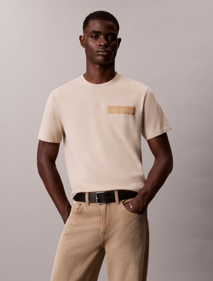 Garment Washed Graphic Logo Tee