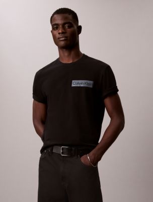 Мужские футболки Calvin Klein Garment-Washed Graphic Logo Tee — фото 3