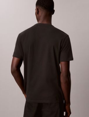 Мужские футболки Calvin Klein Garment-Washed Graphic Logo Tee — фото 4