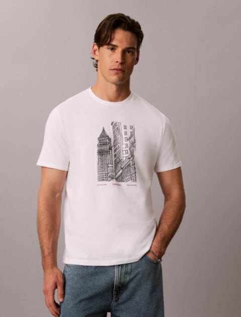 Мужские футболки Calvin Klein NYC Print Graphic Tee